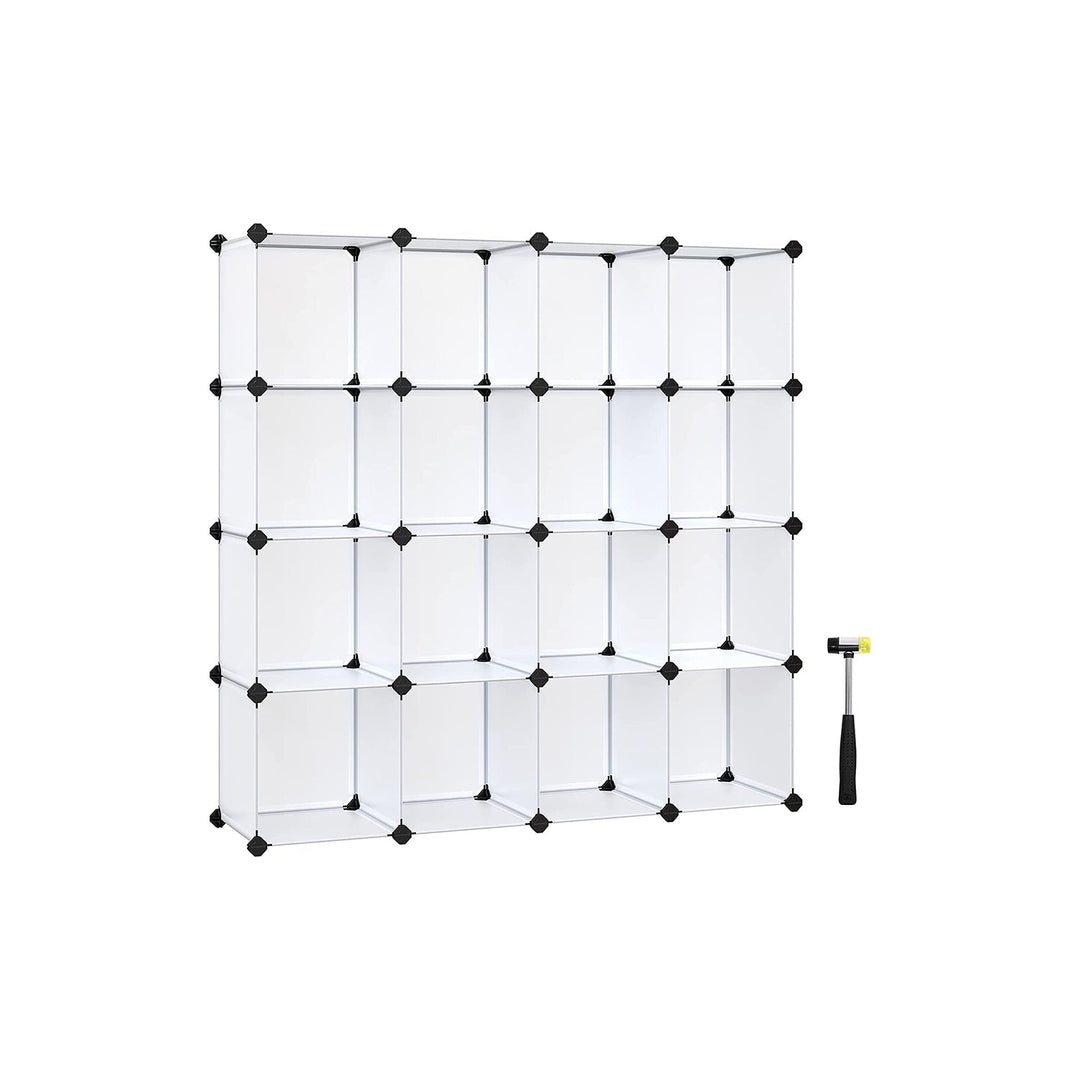 Modular Cube Storage Organizer | DIY Plastic Shelving Unit