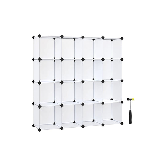 Modular Cube Storage Organizer | DIY Plastic Shelving Unit