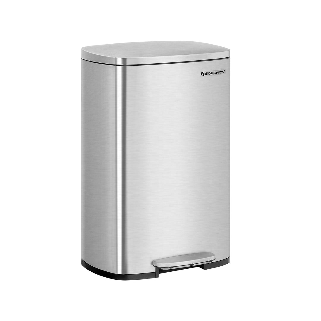 Step Pedal Trash Can | Quiet Close Lid For Kitchens