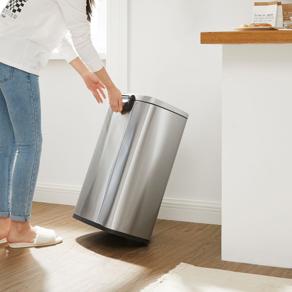 Step Pedal Trash Can | Quiet Close Lid For Kitchens