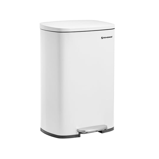 Step Pedal Trash Can | Quiet Close Lid For Kitchens