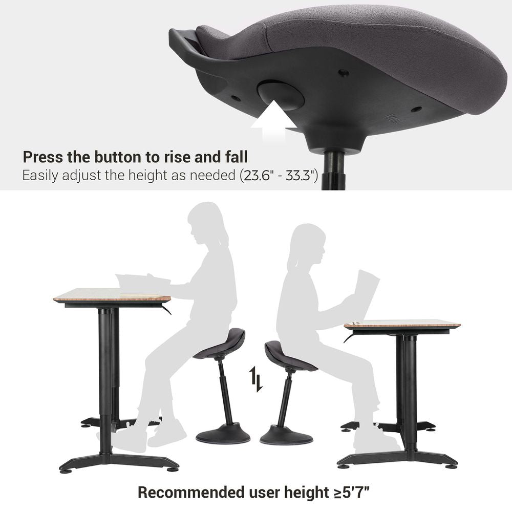 Standing Desk Stool | Adjustable Height Sit-Stand Chair