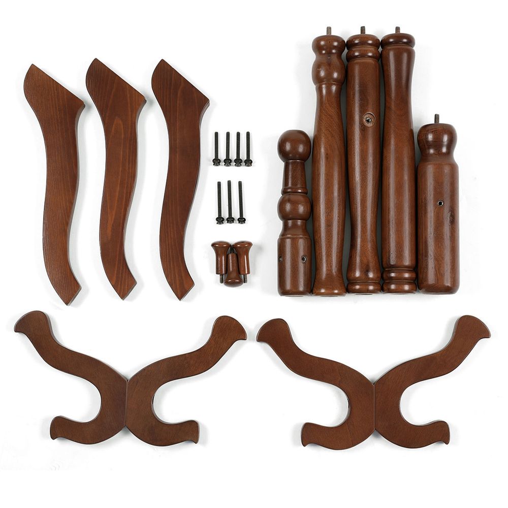 Wood Coat Rack | Freestanding 11-Hook Entryway Stand