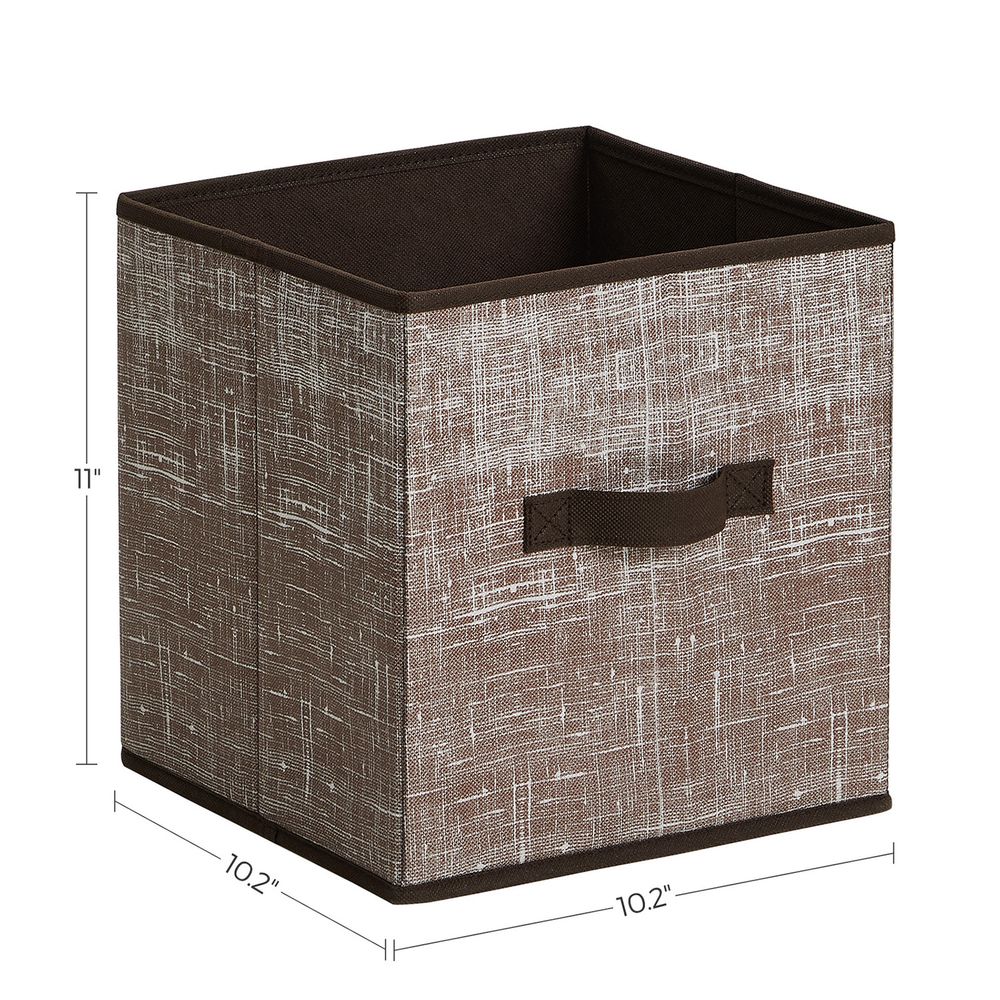 Fabric Storage Cubes | Set of 6 Foldable Storage Bins