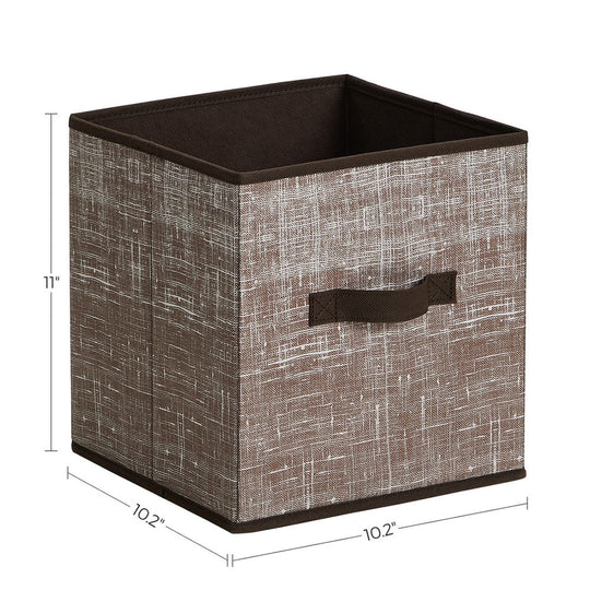 Fabric Storage Cubes | Set of 6 Foldable Storage Bins