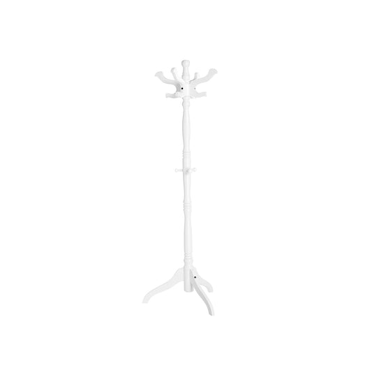 Wood Coat Rack | Freestanding 11-Hook Entryway Stand