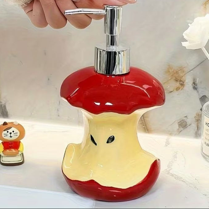 Sculpted Fruit Soap Dispenser | Pump Top Bathroom Accessory