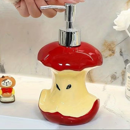 Sculpted Fruit Soap Dispenser | Pump Top Bathroom Accessory