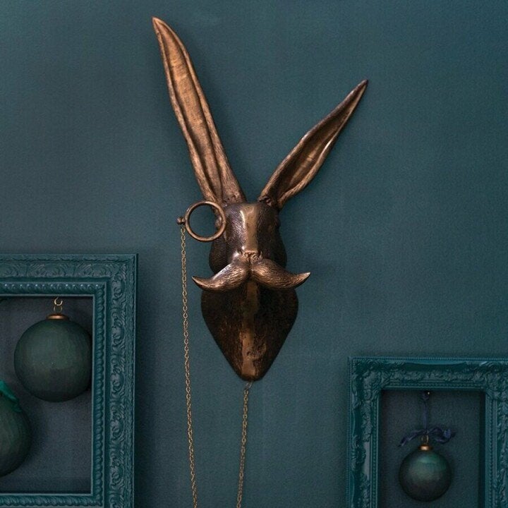 Novelty Animal Head Wall Decor | Deer With Glasses Sculpture
