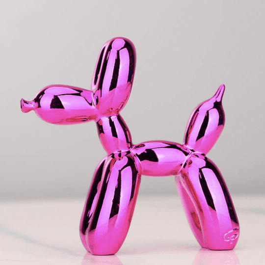 Balloon Dog Sculpture | Chrome-Finish Decorative Accent