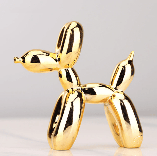 Balloon Dog Sculpture | Chrome-Finish Decorative Accent