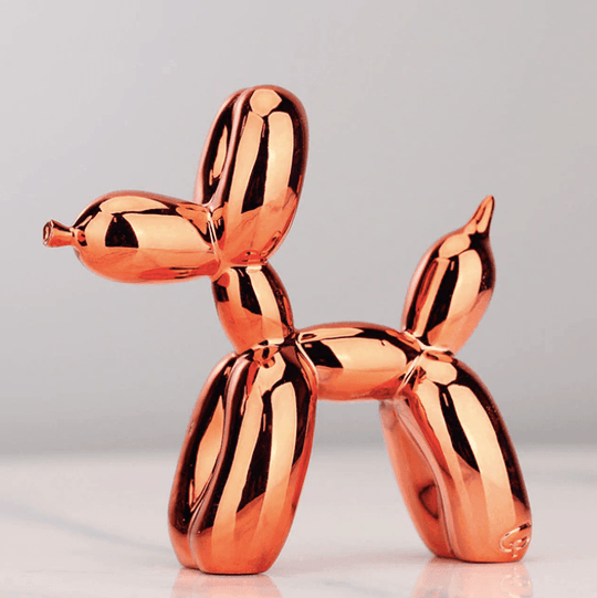 Balloon Dog Sculpture | Chrome-Finish Decorative Accent