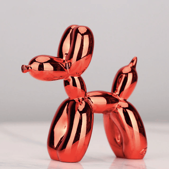 Balloon Dog Sculpture | Chrome-Finish Decorative Accent