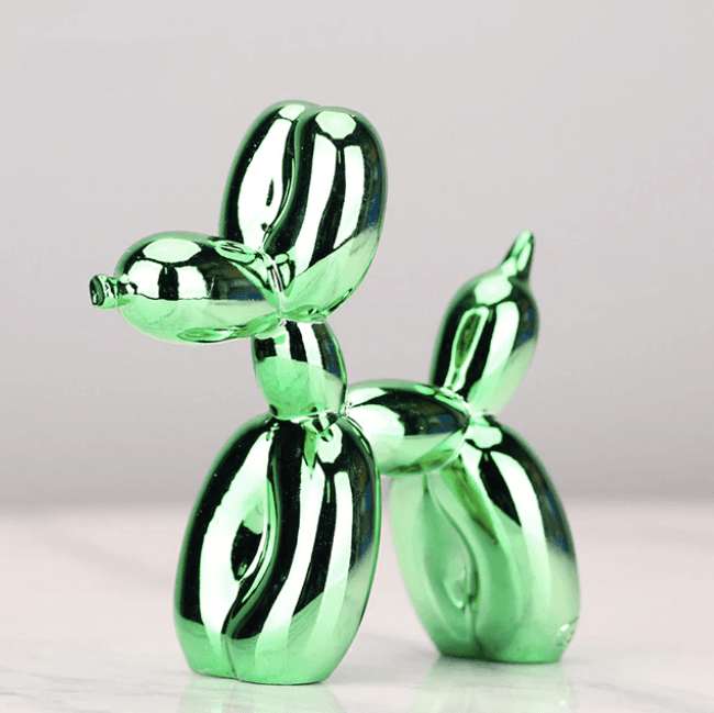 Balloon Dog Sculpture | Chrome-Finish Decorative Accent