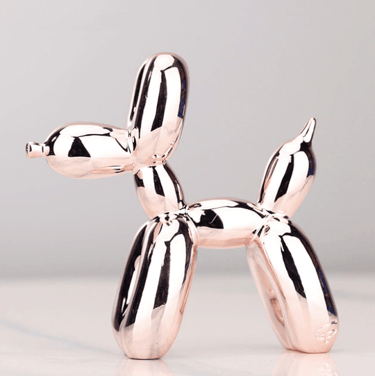 Balloon Dog Sculpture | Chrome-Finish Decorative Accent