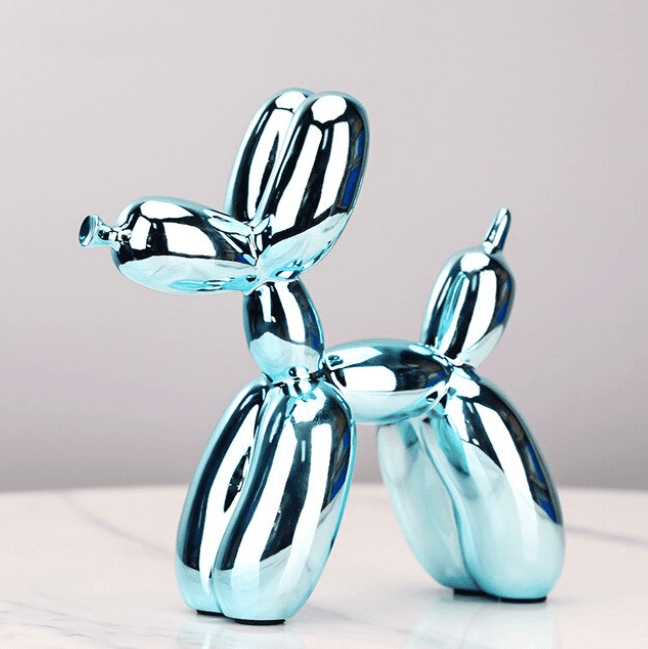 Balloon Dog Sculpture | Chrome-Finish Decorative Accent