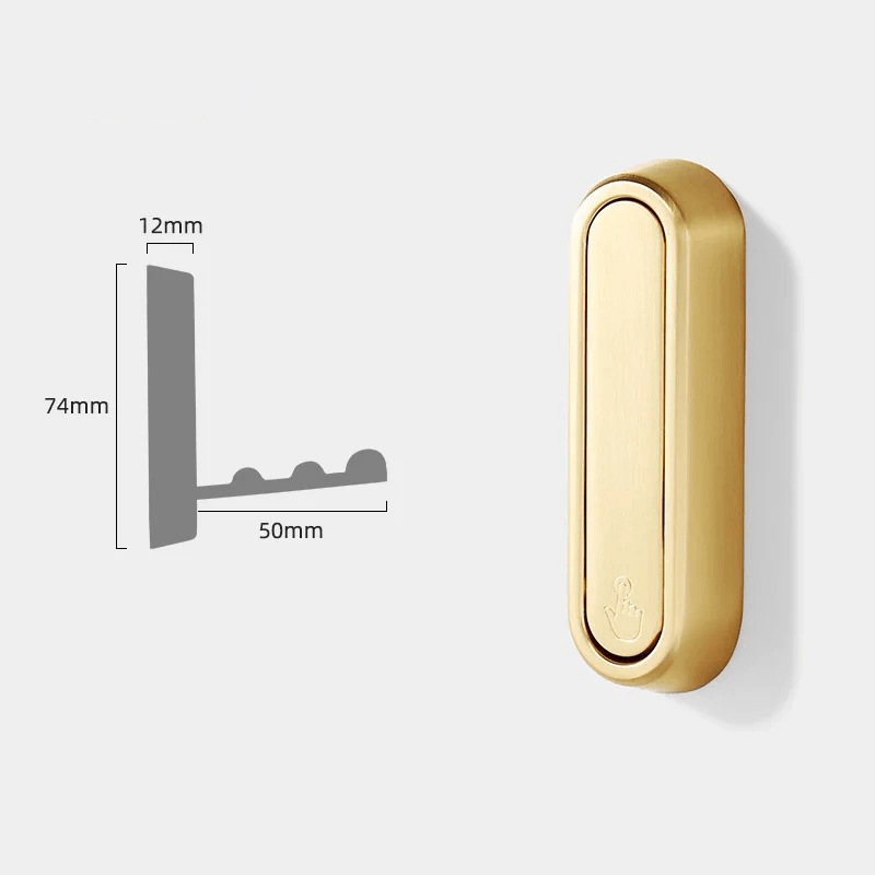 Foldable Wall Hooks | Space-Saving Metal Design