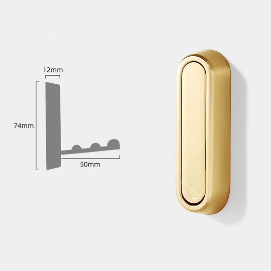 Foldable Wall Hooks | Space-Saving Metal Design