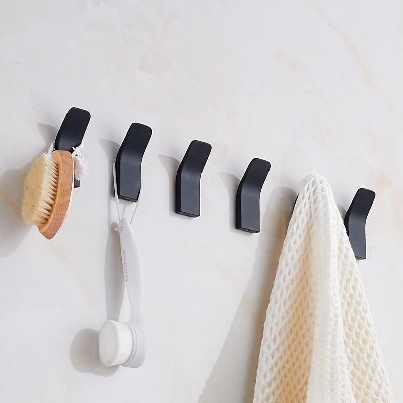 Wall Mounted Coat Hooks | Set of 5 Hallway Hooks