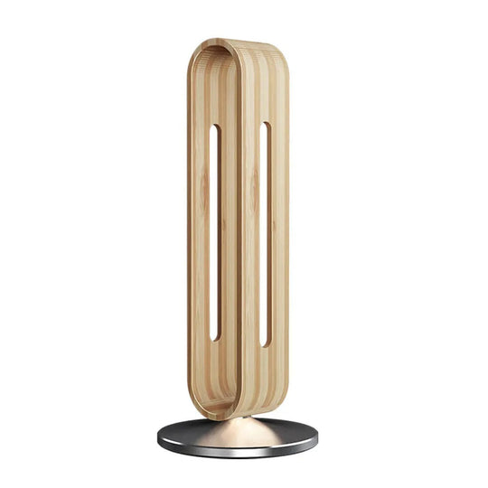 Wood Headphone Stand | Metal Base Desk Organizer