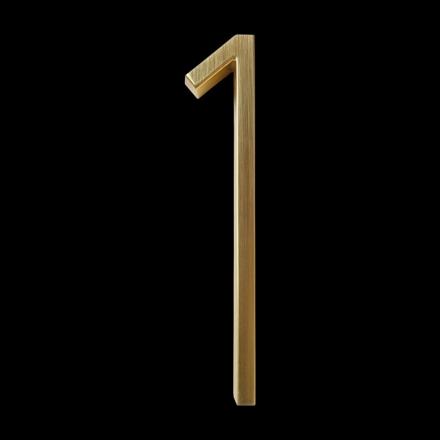Modern House Numbers | Wall-Mounted Address Digits