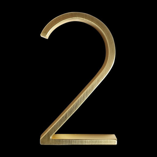 Modern House Numbers | Wall-Mounted Address Digits