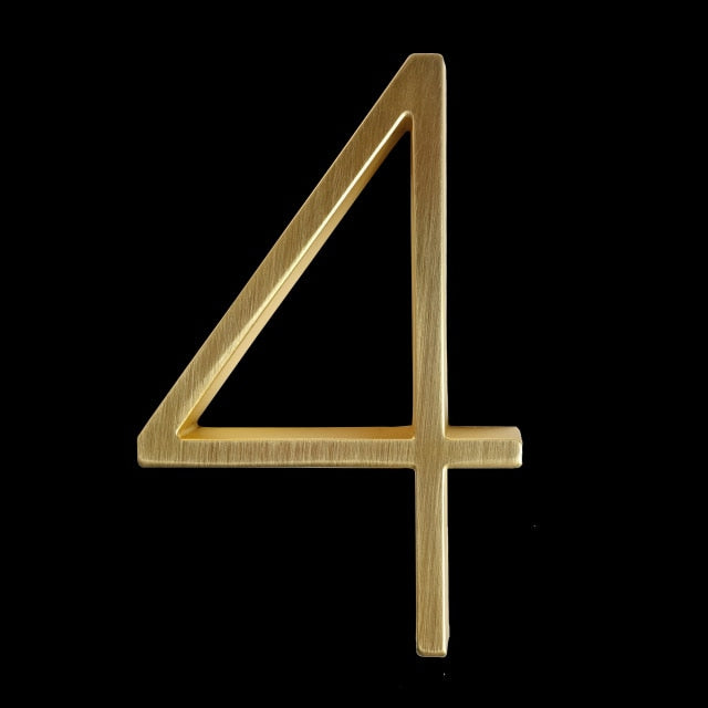 Modern House Numbers | Wall-Mounted Address Digits