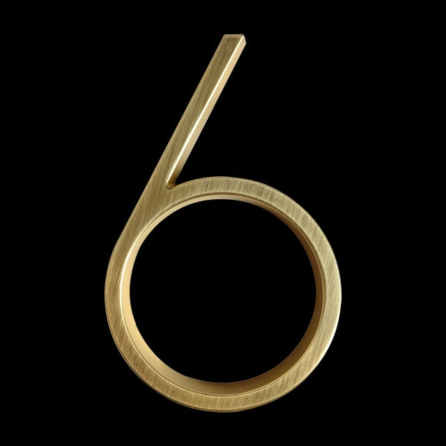 Modern House Numbers | Wall-Mounted Address Digits