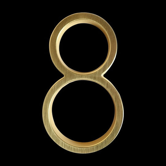 Modern House Numbers | Wall-Mounted Address Digits