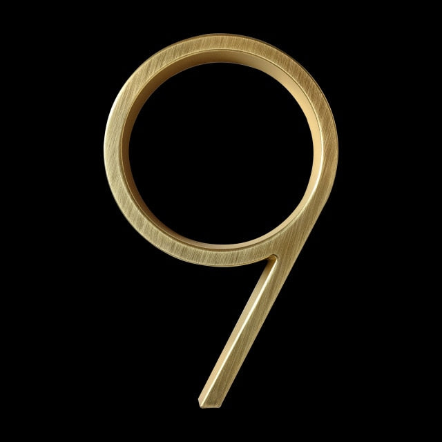 Modern House Numbers | Wall-Mounted Address Digits