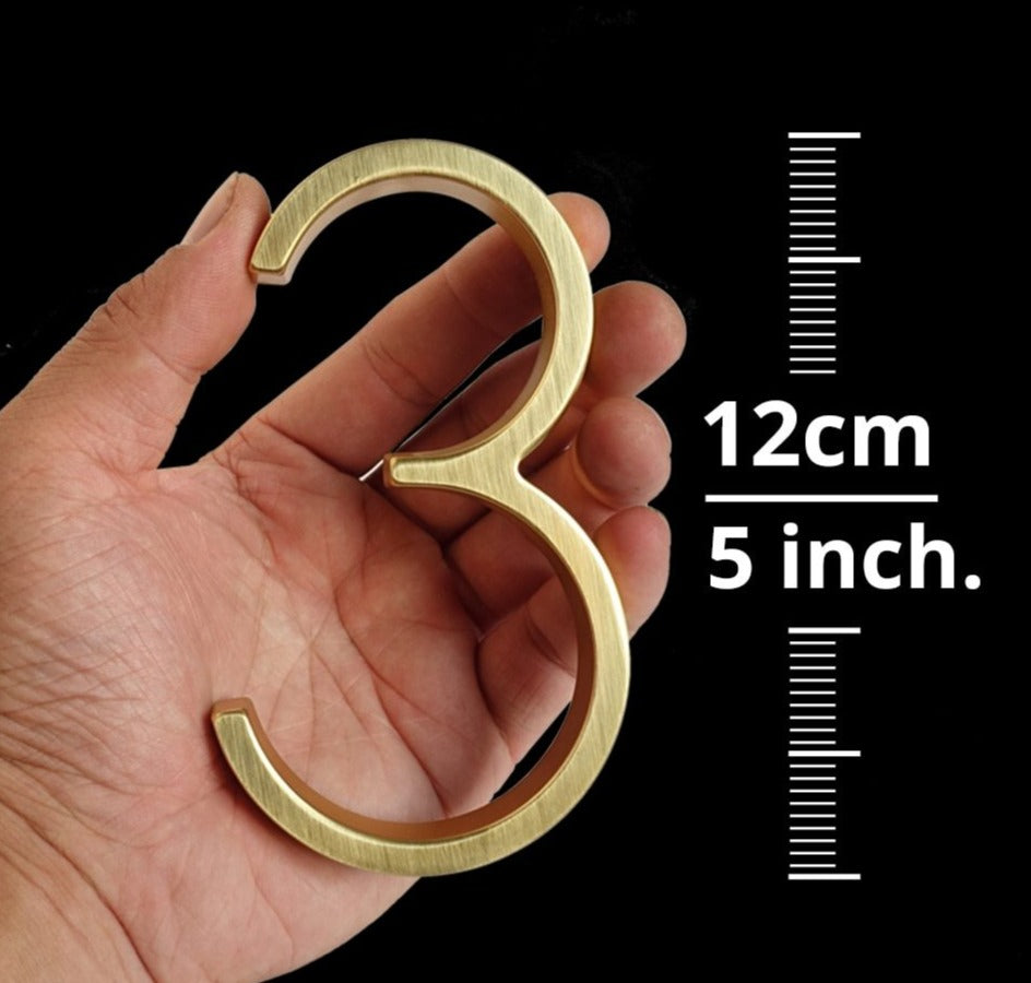 Modern House Numbers | Wall-Mounted Address Digits