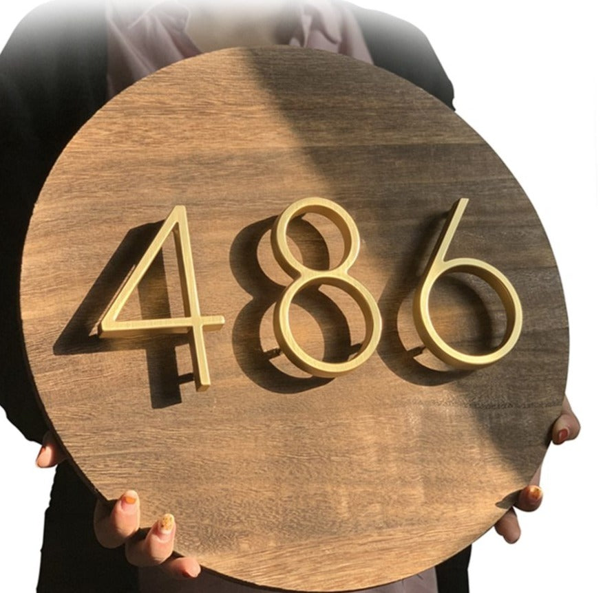 Modern House Numbers | Wall-Mounted Address Digits