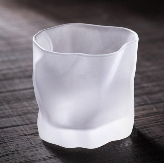 Textured Whiskey Glasses | Two-Piece Cocktail Glass Set