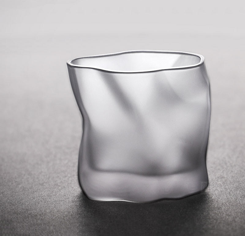 Textured Whiskey Glasses | Two-Piece Cocktail Glass Set