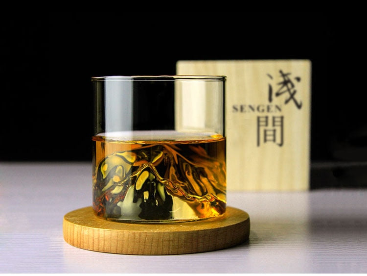 Faceted Crystal Whiskey Glass | Japanese-Style Rocks Tumbler