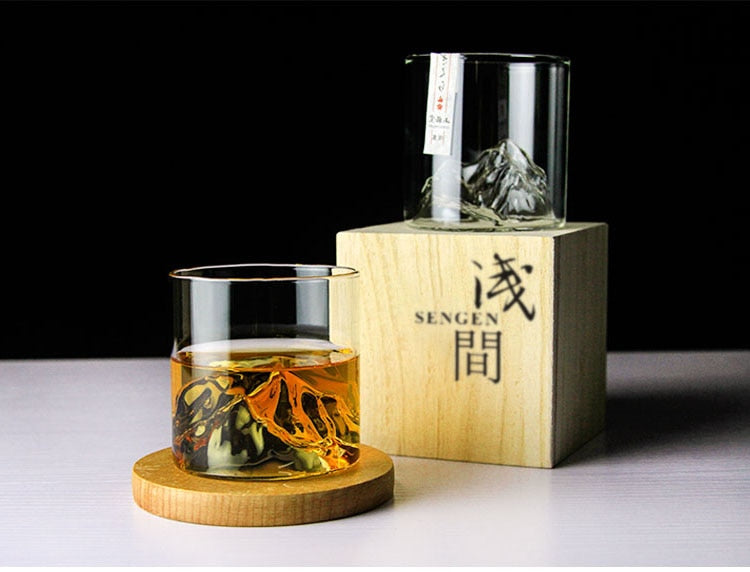 Faceted Crystal Whiskey Glass | Japanese-Style Rocks Tumbler