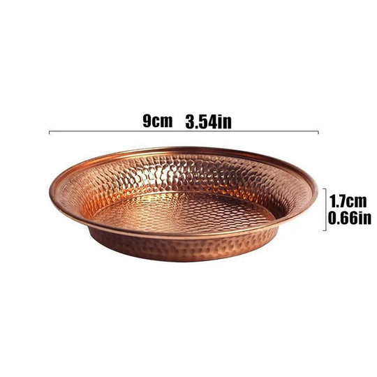 Hammered Copper Plates | Decorative Serving Trio