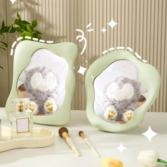 Wavy Freeform Mirror | Vanity Tabletop Accent Mirror