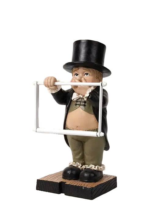 Figurine Toilet Paper Holder | Standing Novelty Stand