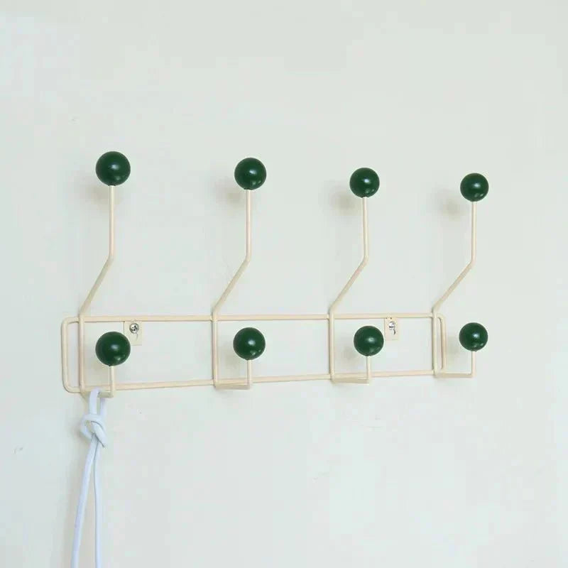 Metal Coat Hook Rack | Wall-Mounted Entryway Storage