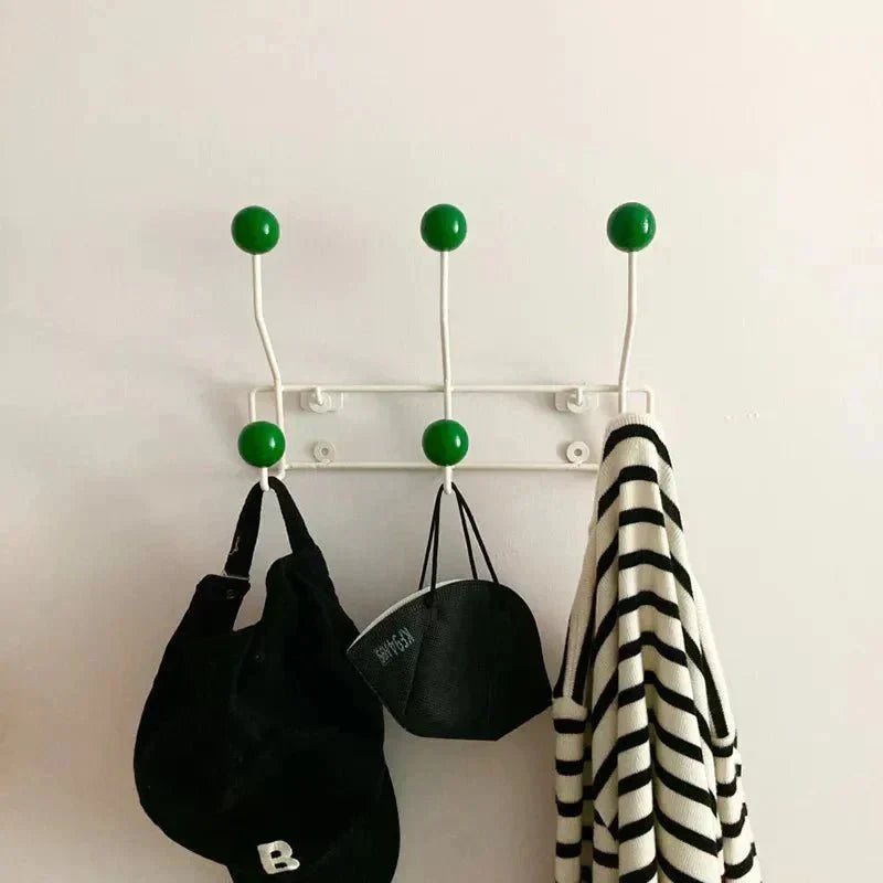 Metal Coat Hook Rack | Wall-Mounted Entryway Storage