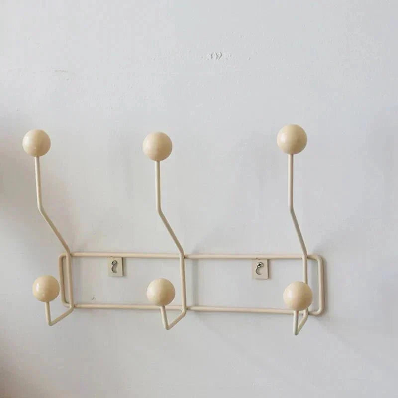 Metal Coat Hook Rack | Wall-Mounted Entryway Storage